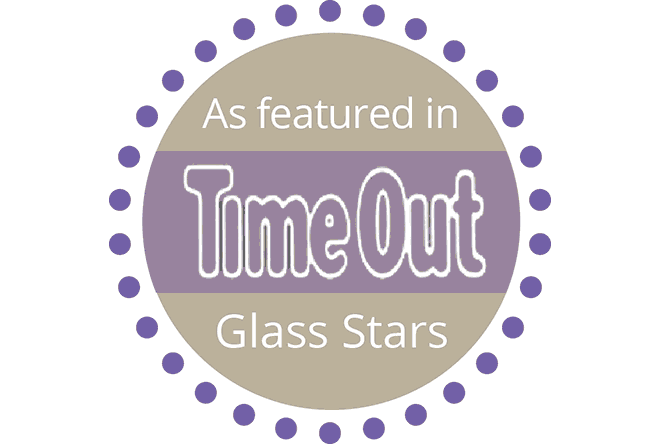 As featured in Time Out Glass Stars