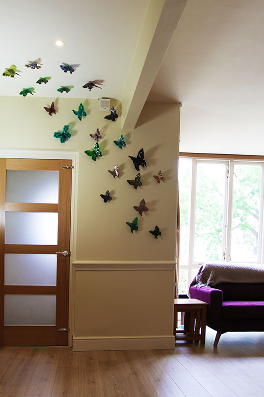 Butterfly wall